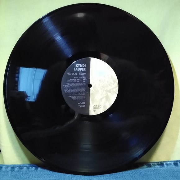 Cyndi Lauper You Don't Know maxi single 1996 Vinyl record MINTY - Picture 3 of 4